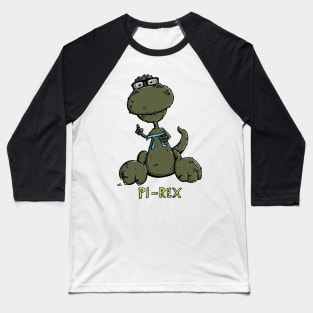 Pi-Rex the Math Saurus Baseball T-Shirt